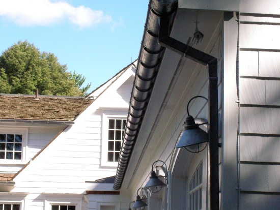 AZ Best Roofing self-sustainable  1/2 round lead coated copper gutters and custom made leaders North Salem  NY 
